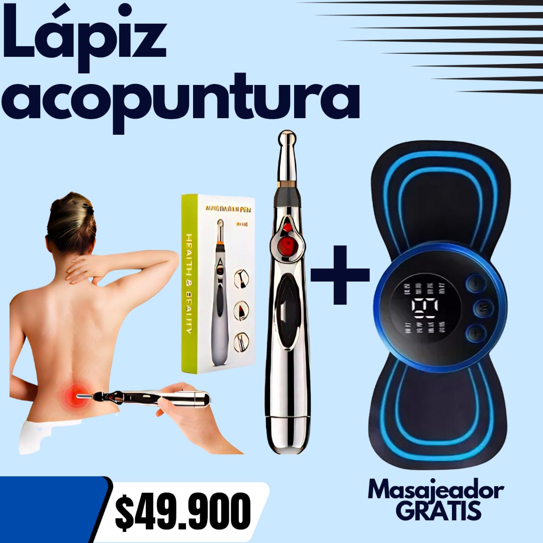 Lapiz acopuntura + Mariposa masajeador GRATIS