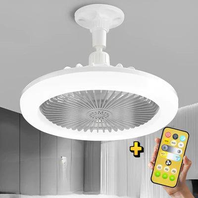 2 EN 1 LAMPARA LUZ LED Y VENTILADOR DE TECHO